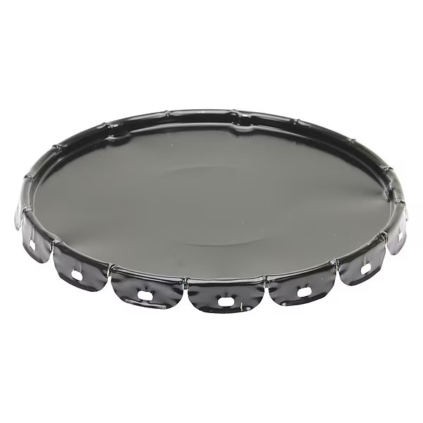 Manufacturer Varies Steel Pail Lid,Black,For Use With 1TMH6 LID-STL Manufacturer