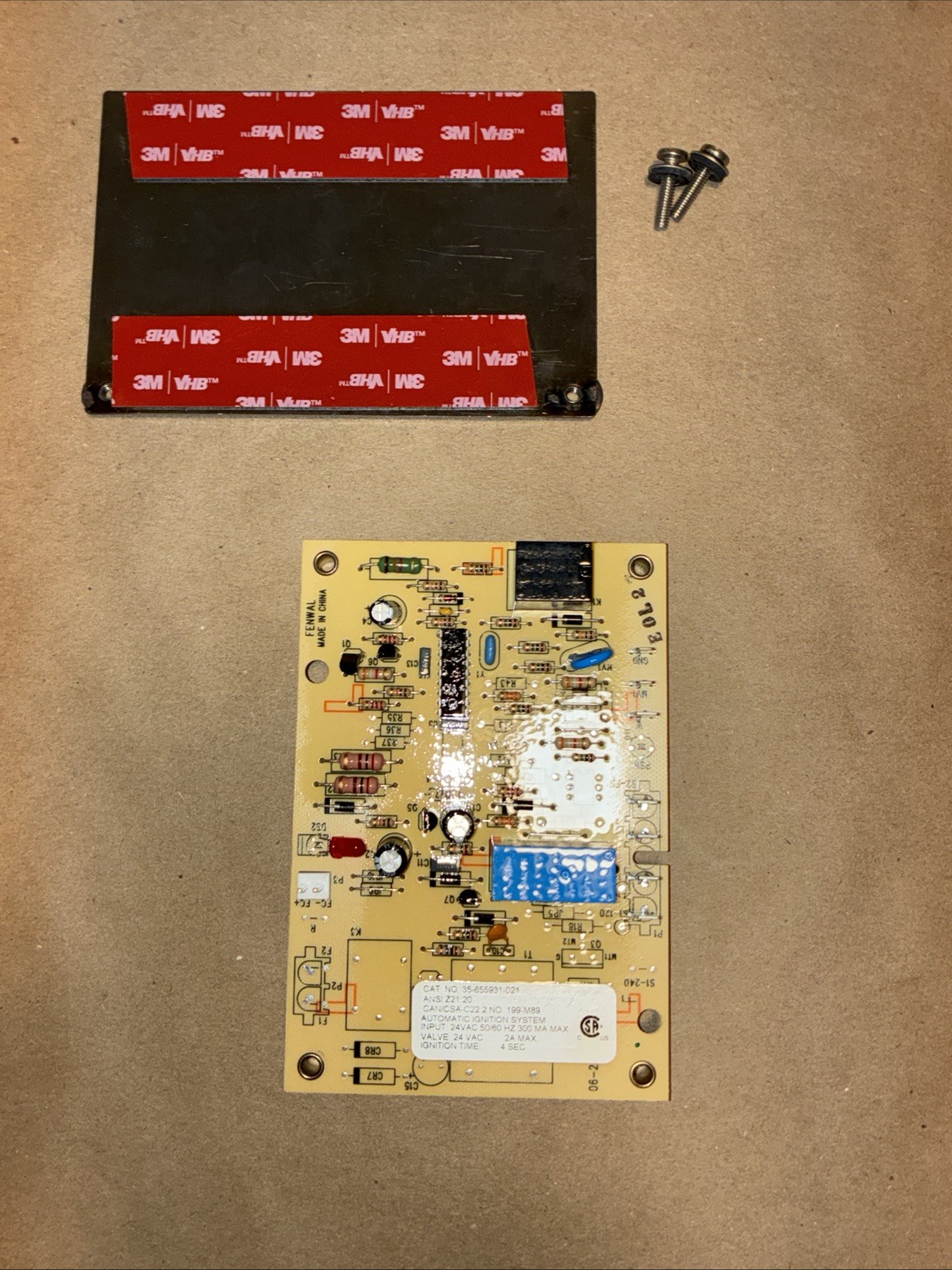FENWAL CONTROLS INC. IGNITION CONTROL BOARD – PART NUMBER: 35-655931-021