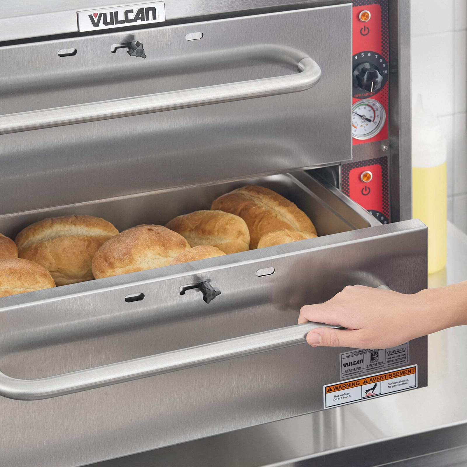 Vulcan Freestanding Two Drawer Warmer – 120V, 950W