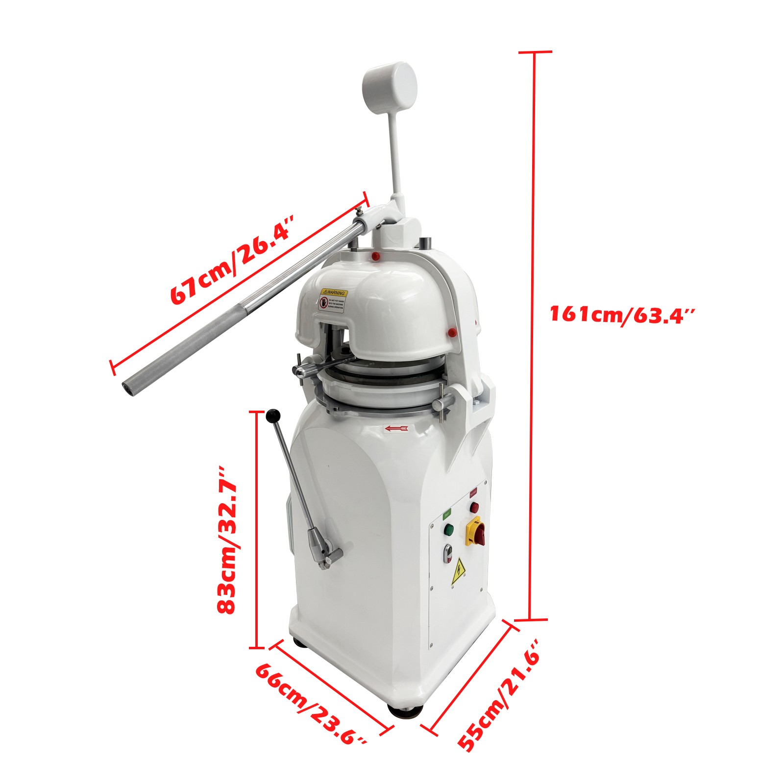 110V Commercial Semi-automatic 26 Blocks Dough Divider and Rounder 50-150g