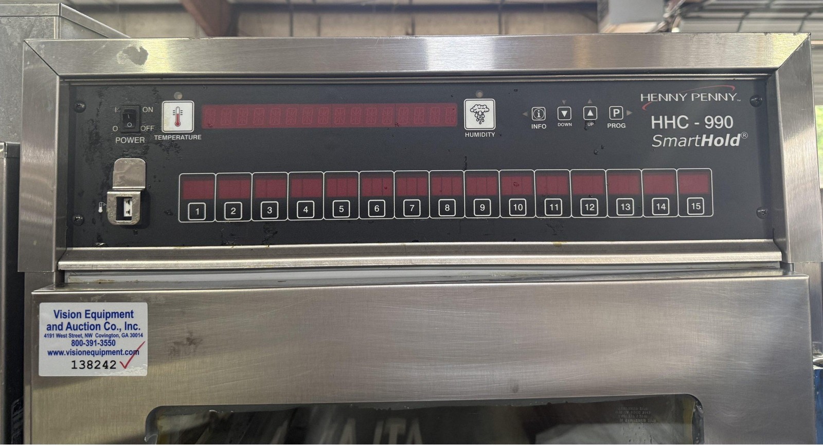 HENNY PENNY HHC-990 MOBILE FULL SIZE HEATED SMARTHOLD HOLDING CABINET