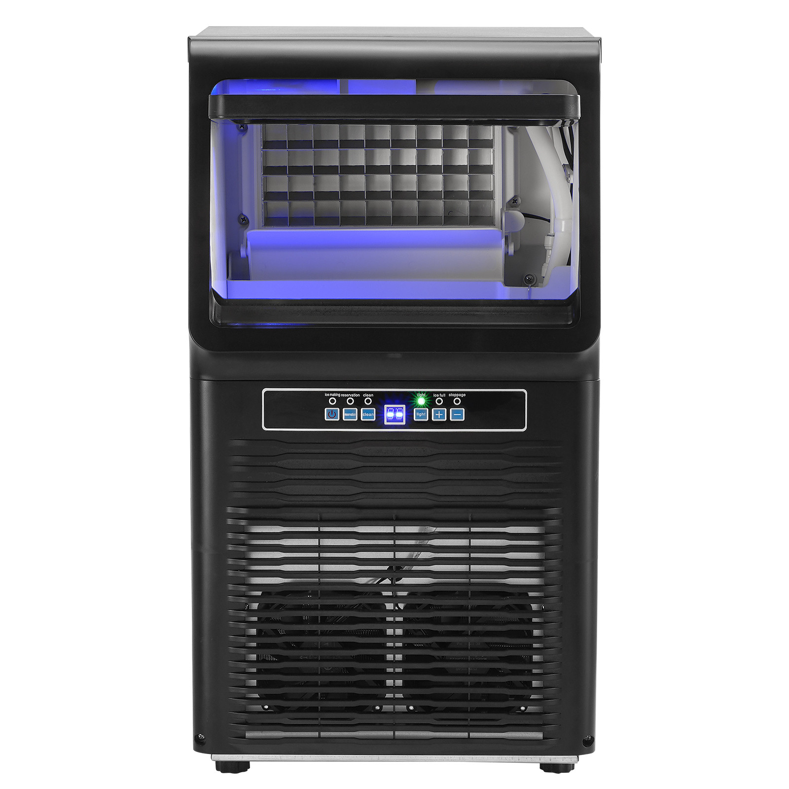 VEVOR 70lbs/24H Commercial Ice Maker Under Counter Freestanding ice Cube Machine