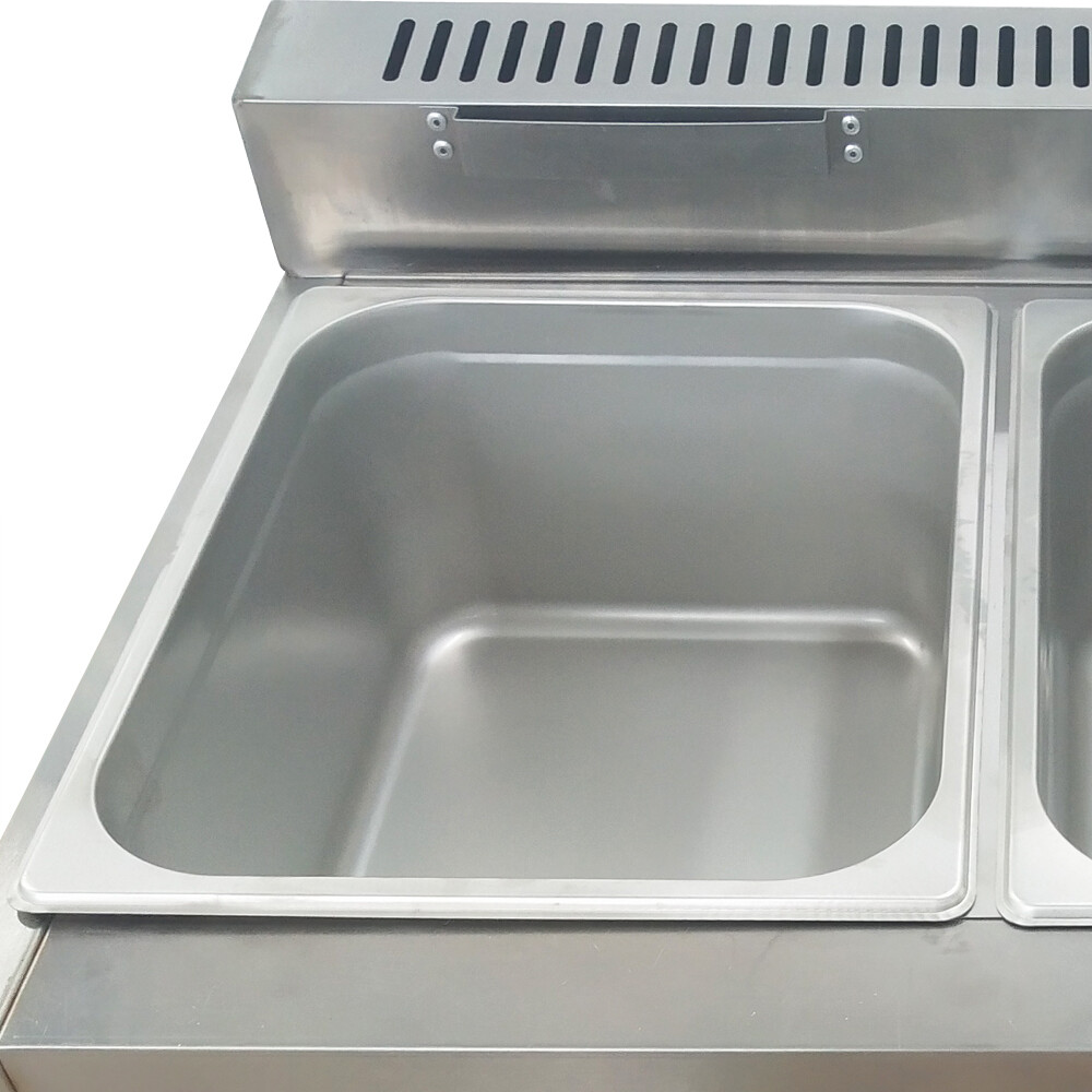 3-Pan Propane Gas Food Warmer Restaurant Tabletop Desktop Countertop Steam Table