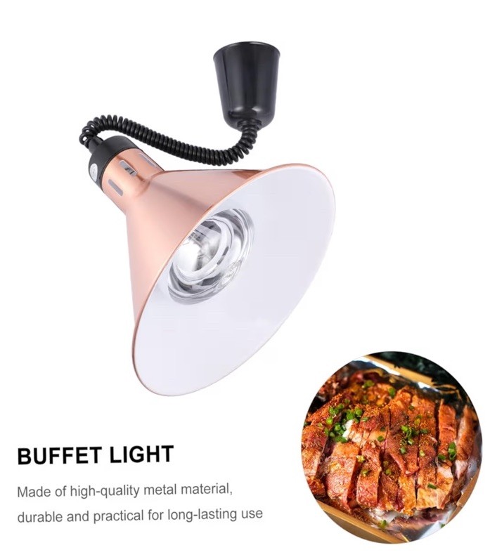 Hotel Retractable Heating Food Lamp