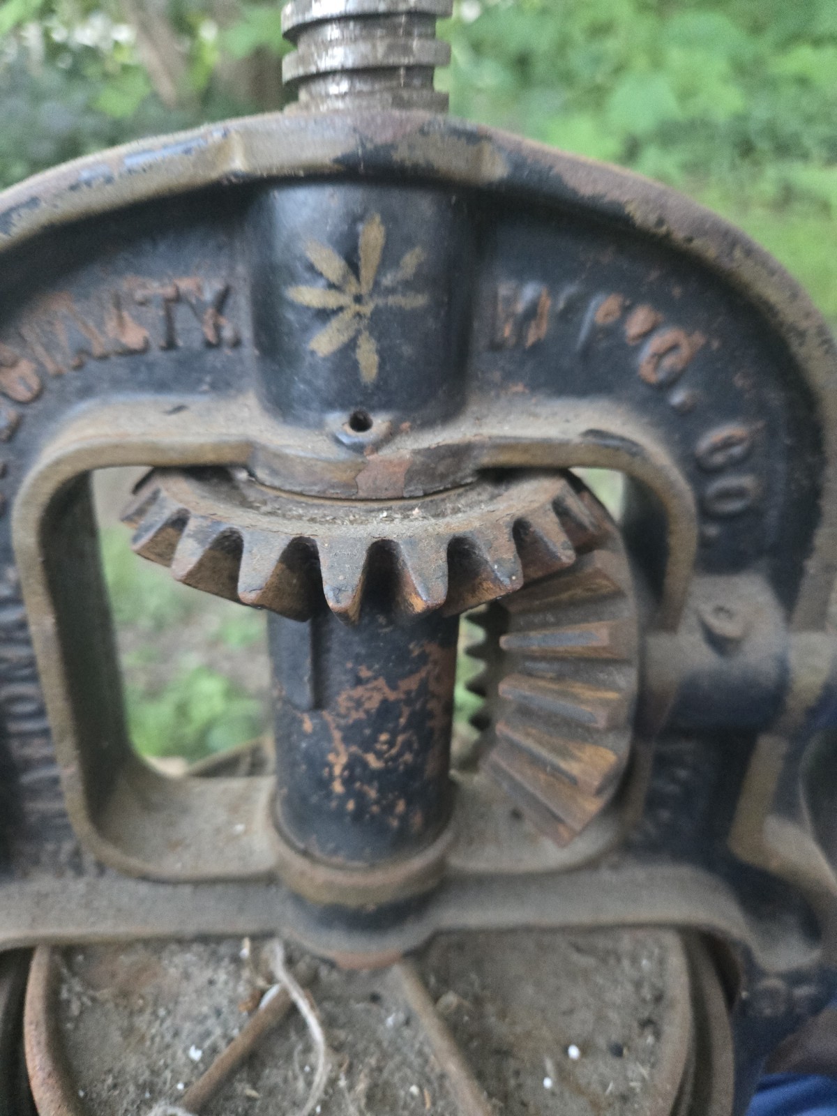 Antique Cast Iron National Specialty 4qt Sausage Stuffer Fruit Press USA