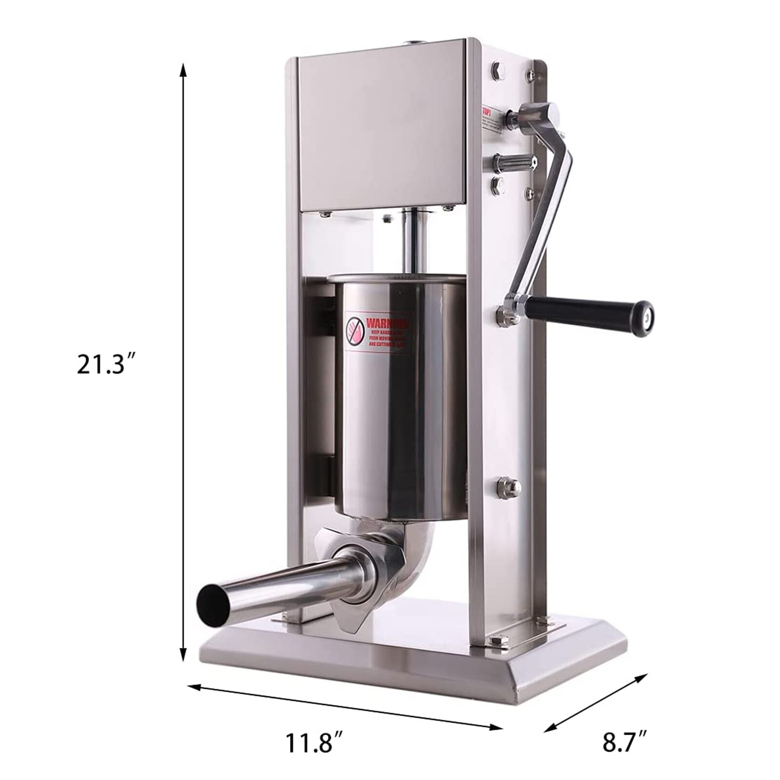 Hakka 7Lbs Sausage Stuffer and Commercial Electric Meat Grinder Food Processor