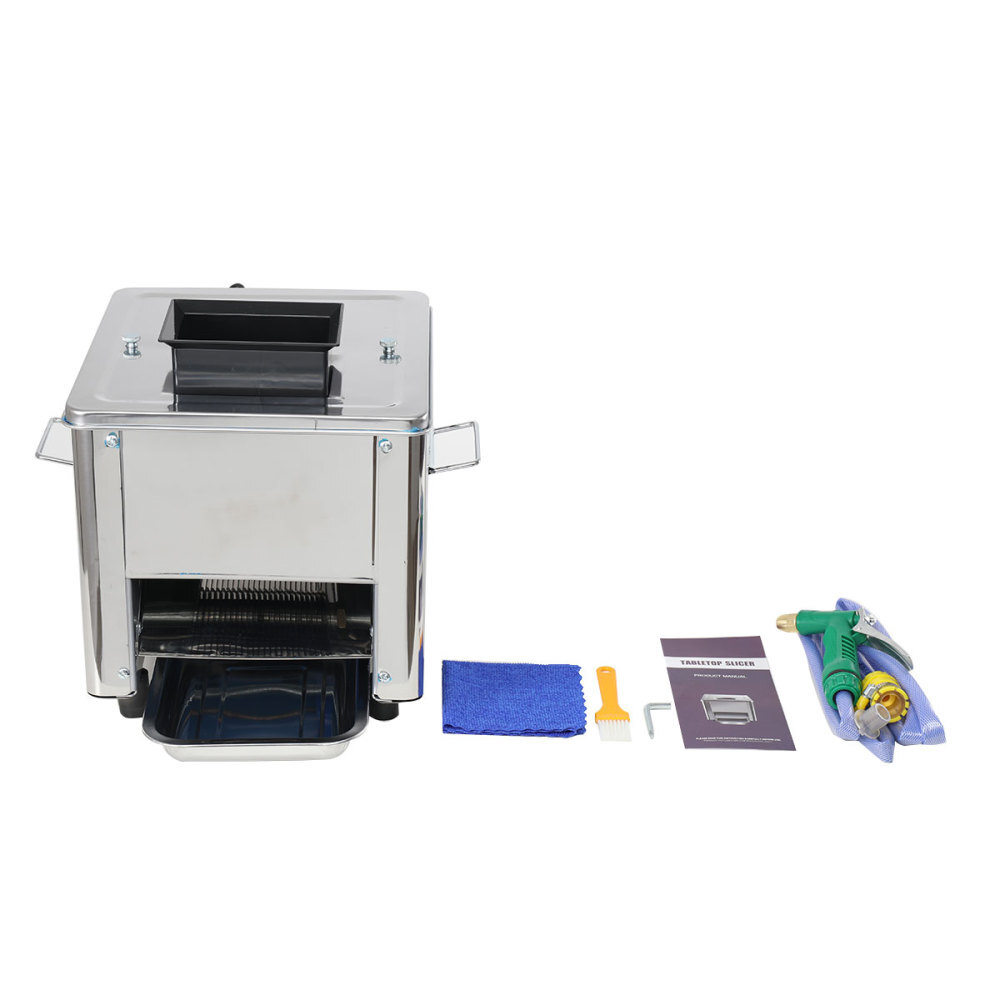 850W 110V 3.5mm Electric Meat Cutting Machine Commercial Meat Cutter 30x34x30cm