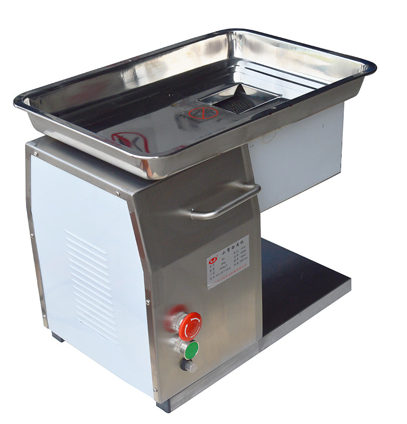 PreAsion 110V Meat Cutting Machine Meat Slicer (with 3mm Blade, 250kg/hour)