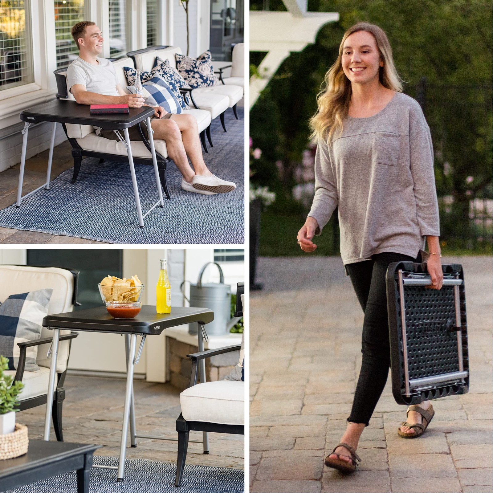Lifetime Stacking Compact Folding Table 80668