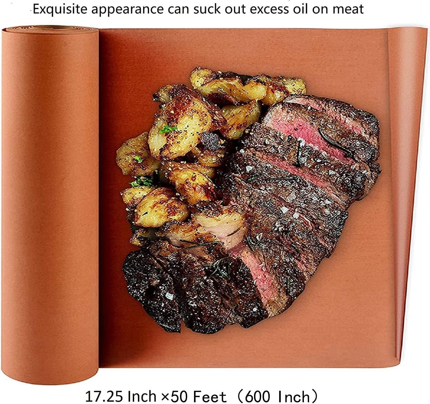 Pink Butcher Paper for Smoking Meat 17.5 in *50Ft Food Grade Butcher Paper Roll