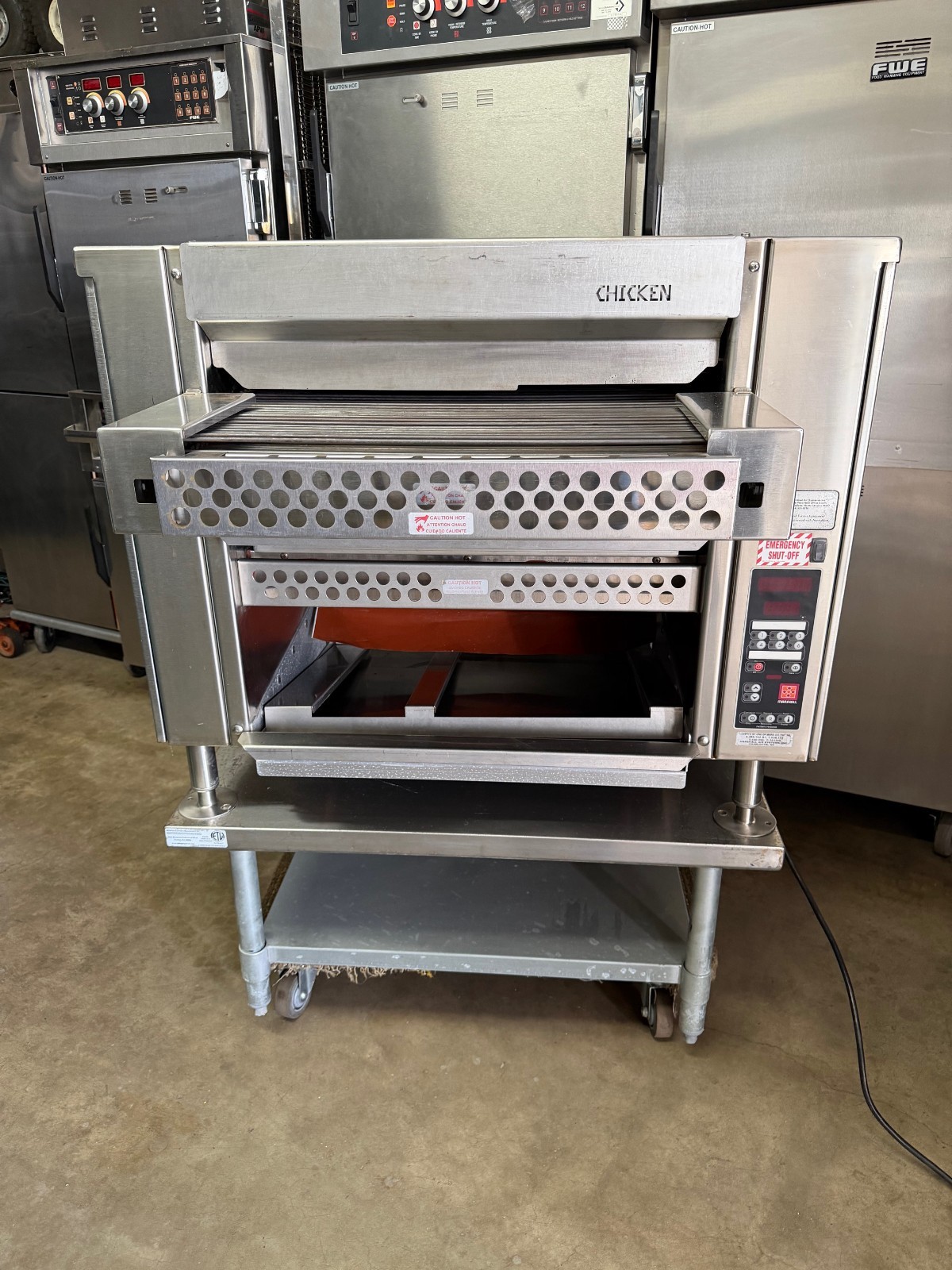 Marshall Air FR24BG – 24″ High Production Automatic Conveyor Broiler – Gas