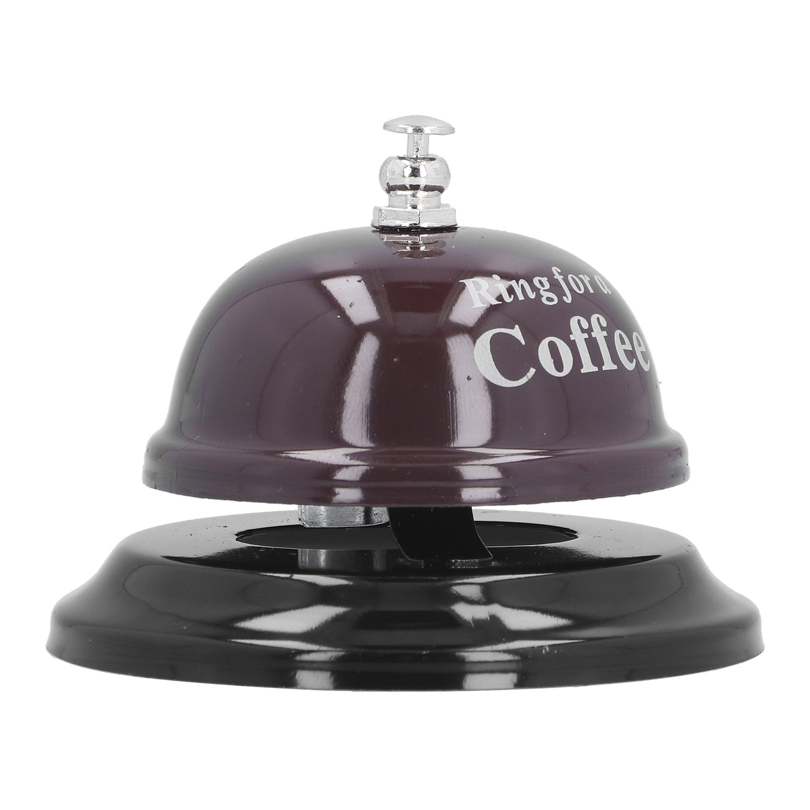 (Black)Restaurant Call Bell With Anti Slip Base Manual Meeting Bar Service Be US