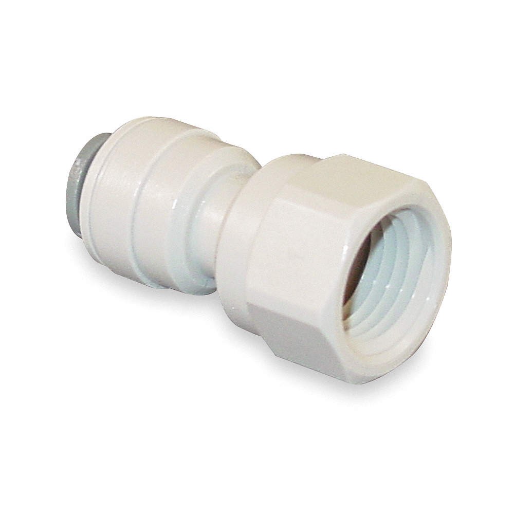 JOHN GUEST PI451222S-10PK Adapter,3/8 In Tube OD,PK10