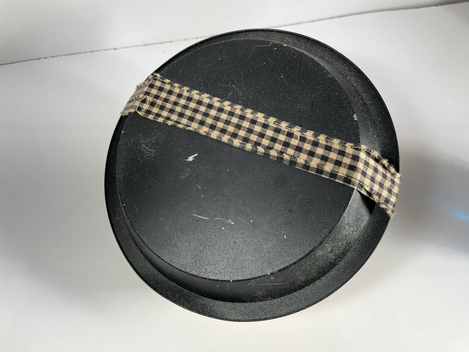 Primitive Farmhouse Handcrafted Faux Bread in Pie Pan