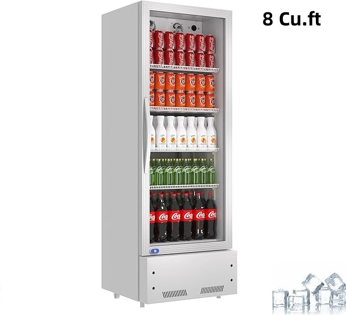 21.7″W Commercial Merchandiser Refrigerator Bar Gym Beverage Cooler Drink Fridge