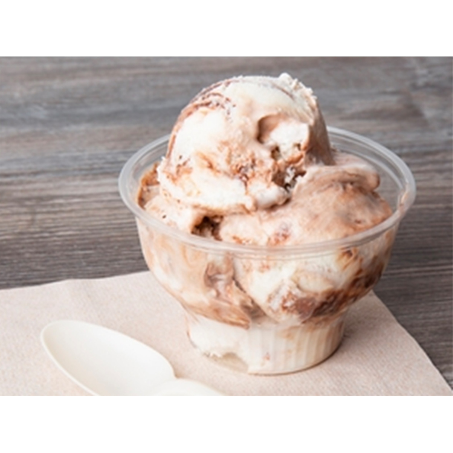 (1000-Case) Clear Plastic 8oz Disposable Ice Cream Sundae Round Bowl Dessert Cup