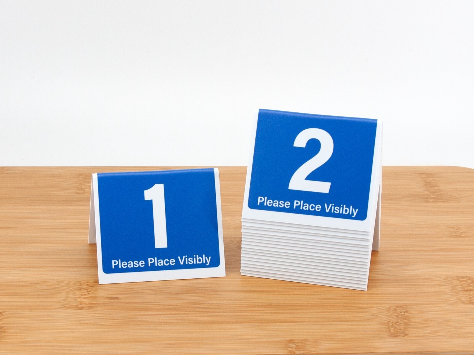 Table Numbers 1-20 – 6 sets, Blue, Red, Green, Orange, Pink, Teal