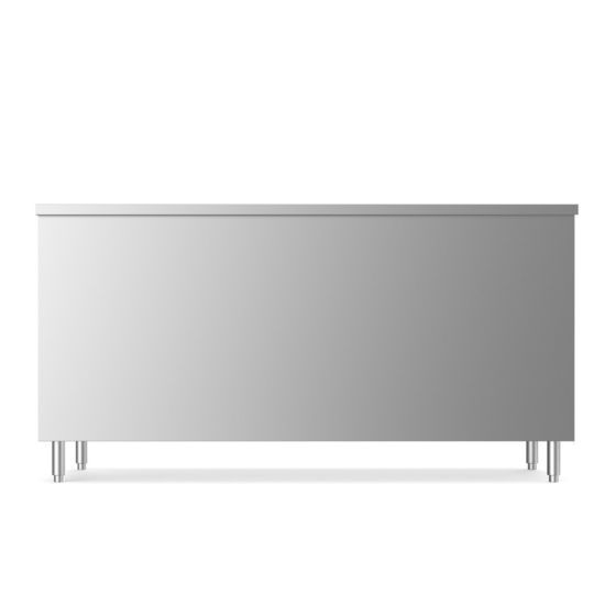 Prepline PC-2472 24″D x 72″L Stainless Steel Enclosed Base Work Table