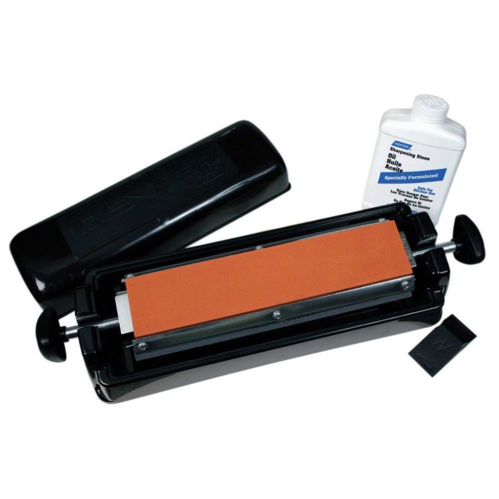 New 12” Dexter Russell EDGE-15 3 Stone Manual Knife Sharpener 07946 Heavy Duty