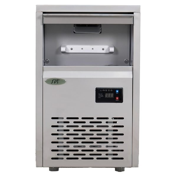 SPT SZB‑22 Automatic Flake Ice Maker, 44 lbs/day, Stainless Steel, Water Filter