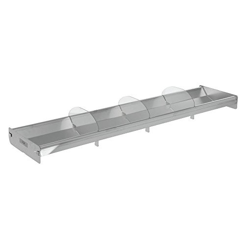 HUBERT Seafood Merchandising Tray Reversible Stainless Steel – 28 1/2″ L x 10″ W