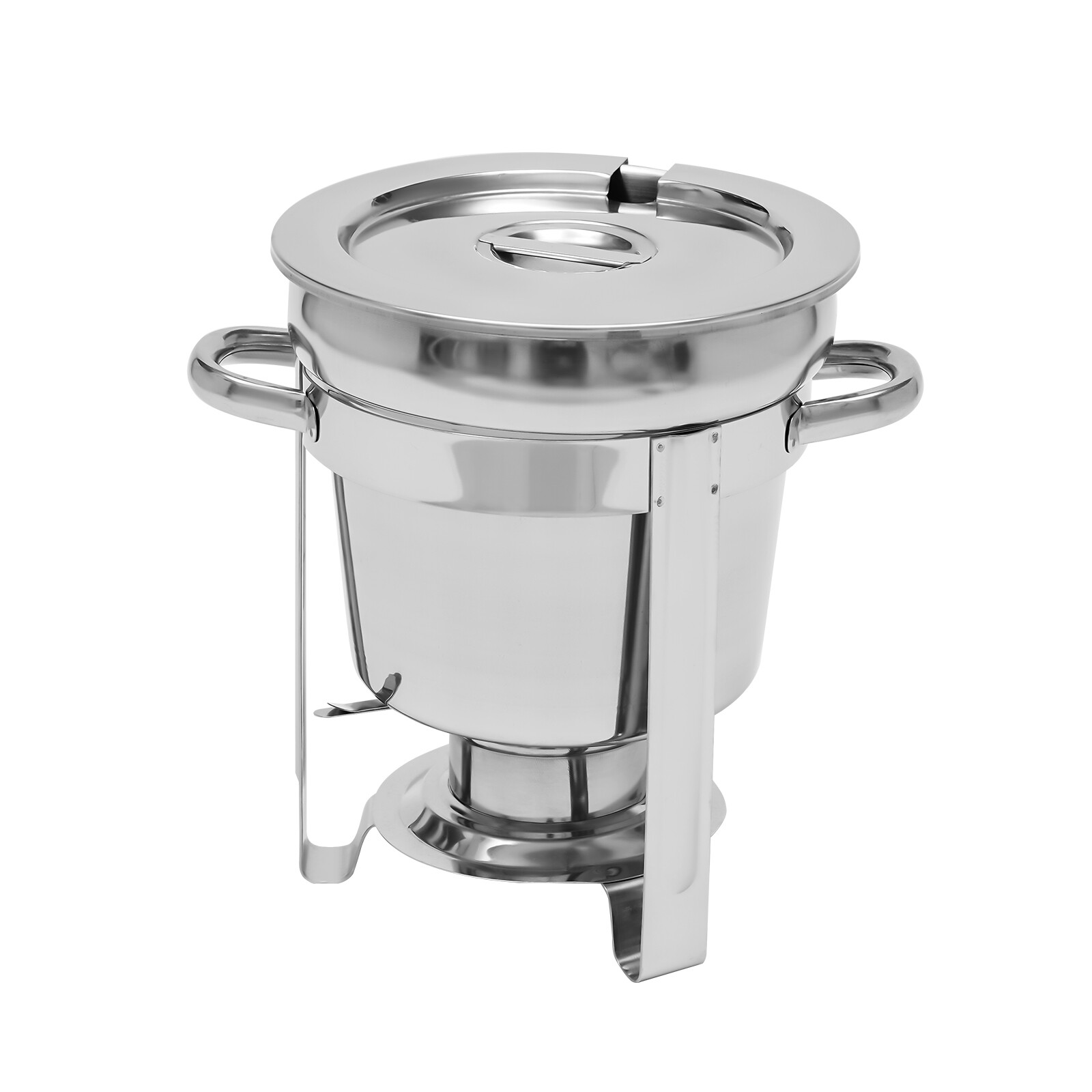 7.4Quart Round Chafing Dish Buffet Chafer Warmer Set with Lid Stainless Steel