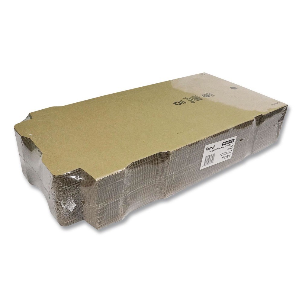 Karat FPPBF10K 10″ x 10″ x 2″ Corrugated Pizza Box – Kraft (50/Carton) New