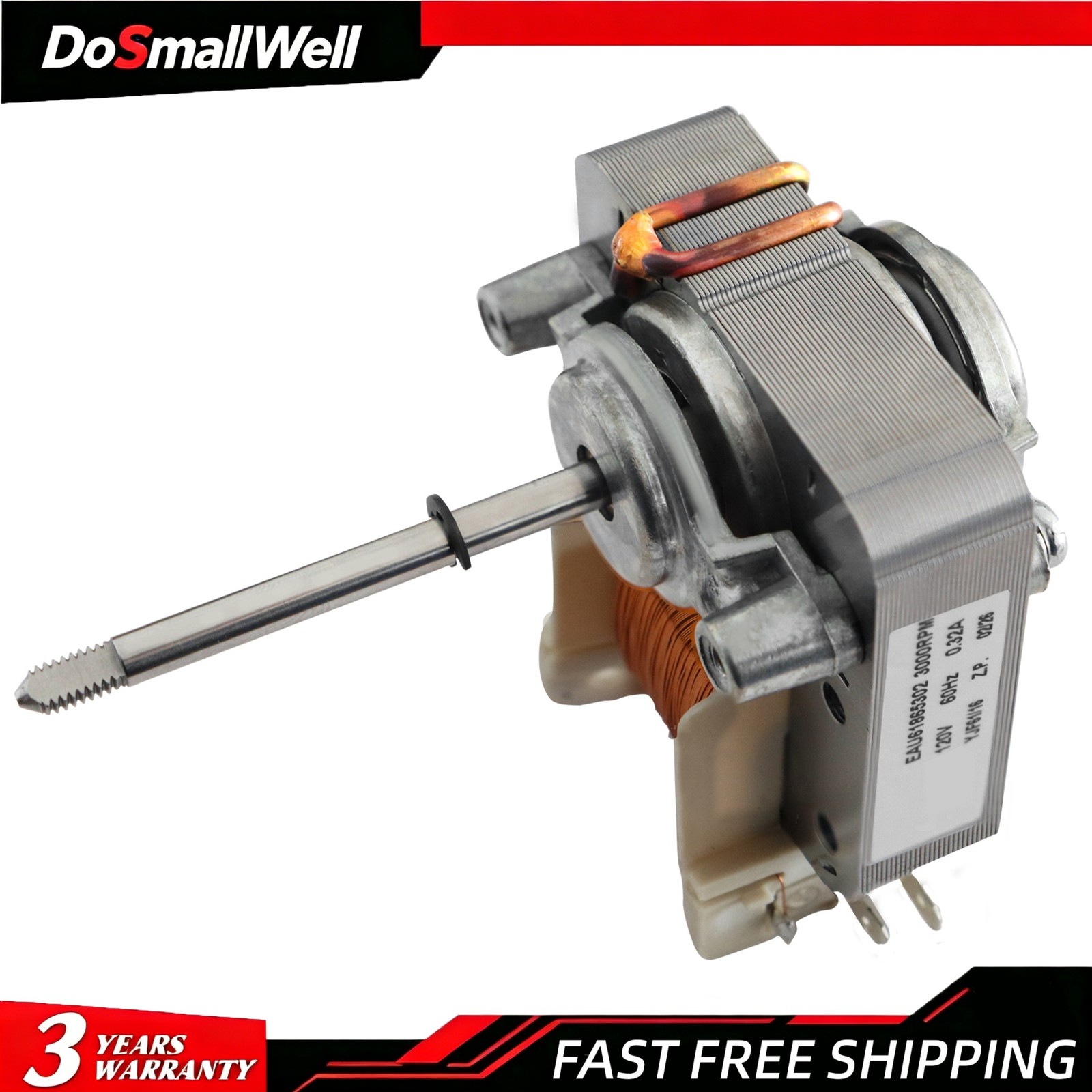 EAU62343001 Oven Convection Fan Motor Exact Replacement Part For LG Range