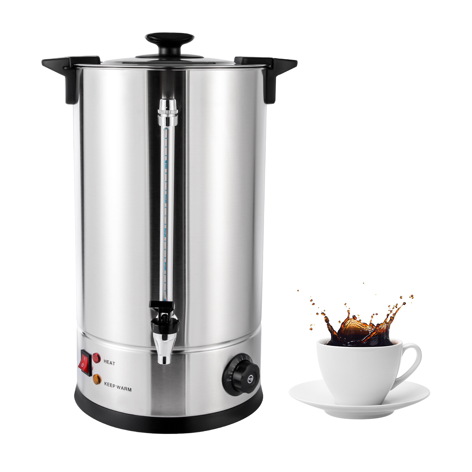 15L Large Coffee Urn Machine Maker Big Office Commercial Dispenser Hot Water