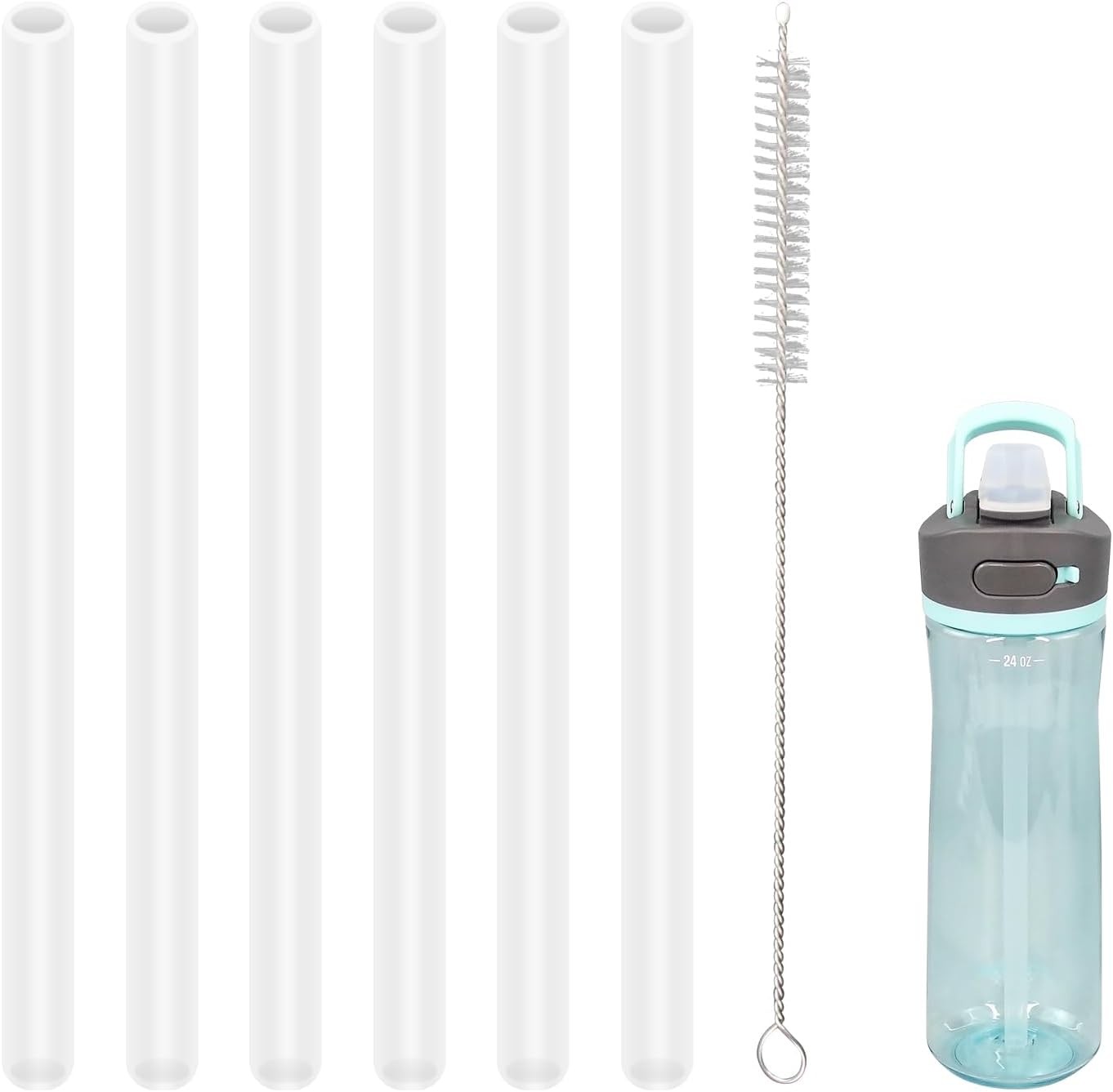 Replacement Straws Compatible with Contigo Ashland 2.0 Leak-Proof 24oz 32oz