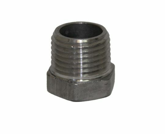 Plug Fitting- 1/2″ Male NPT – Stainless