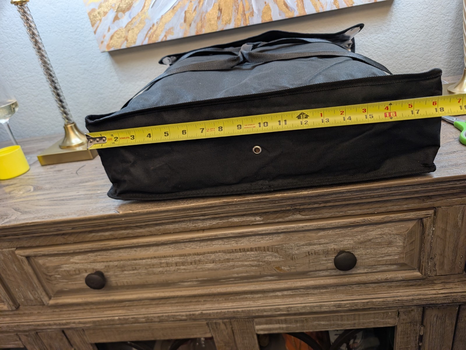 Insulated Pizza Carrier with Handle Trailmaker 20″ x 20″ x 6″ DoorDash