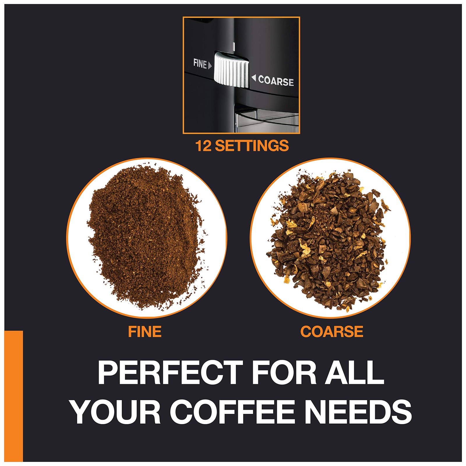 Krups Precision Burr Coffee Grinder 12 Settings 8 Oz Capacity For Drip French