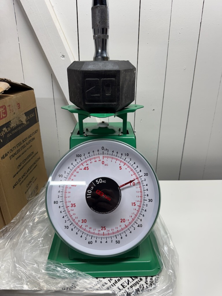 Tada 110-LBS Heavy Duty Mechanical Dial Scale w/stainless steel platform