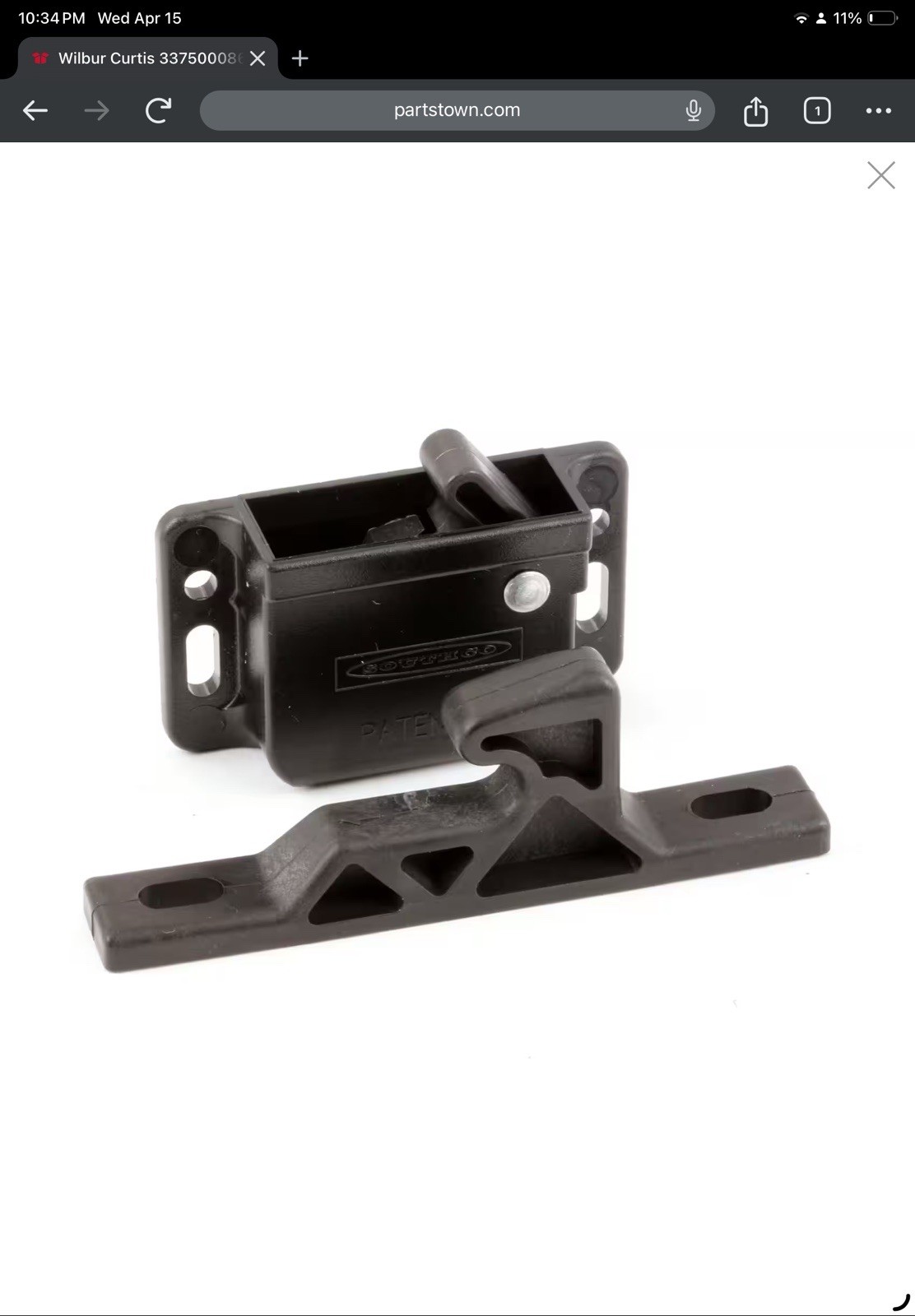 CA-1135 WILBUR CURTIS NEW PART OEM – DOOR CATCH & LATCH ASSEMBLY, SIDE MOUNT, PC