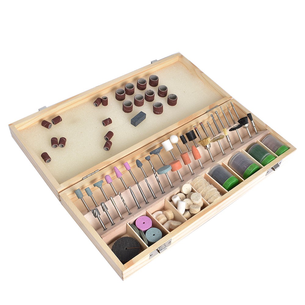 228 Pack Grinding Sanding Polishing Drilling Tool Accessory Kit Rotary Tool