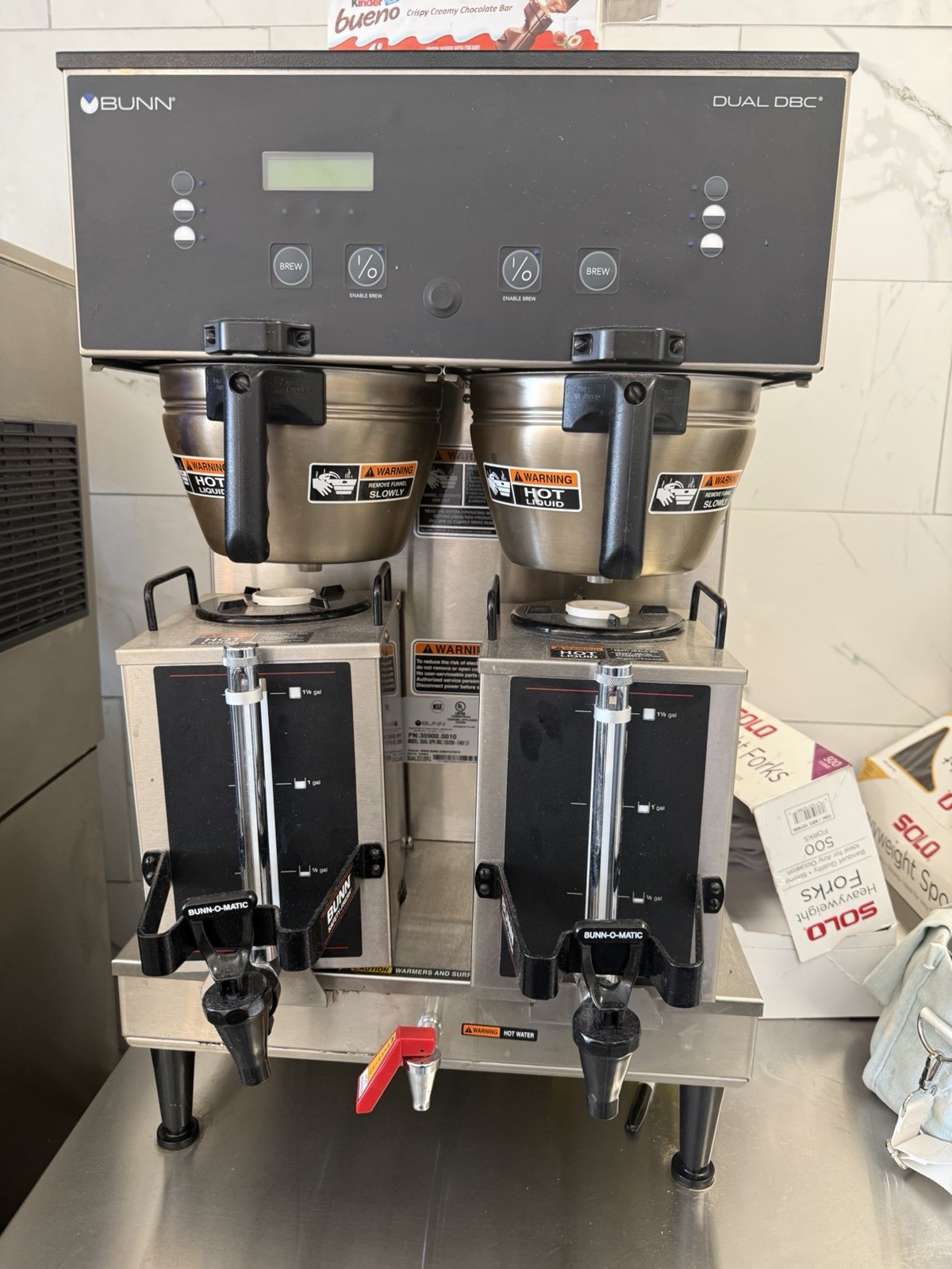 Bunn 35900.0010 BrewWISE GPR DBC 18.9 Gallon Dual Coffee Brewer – 120/208-240V,