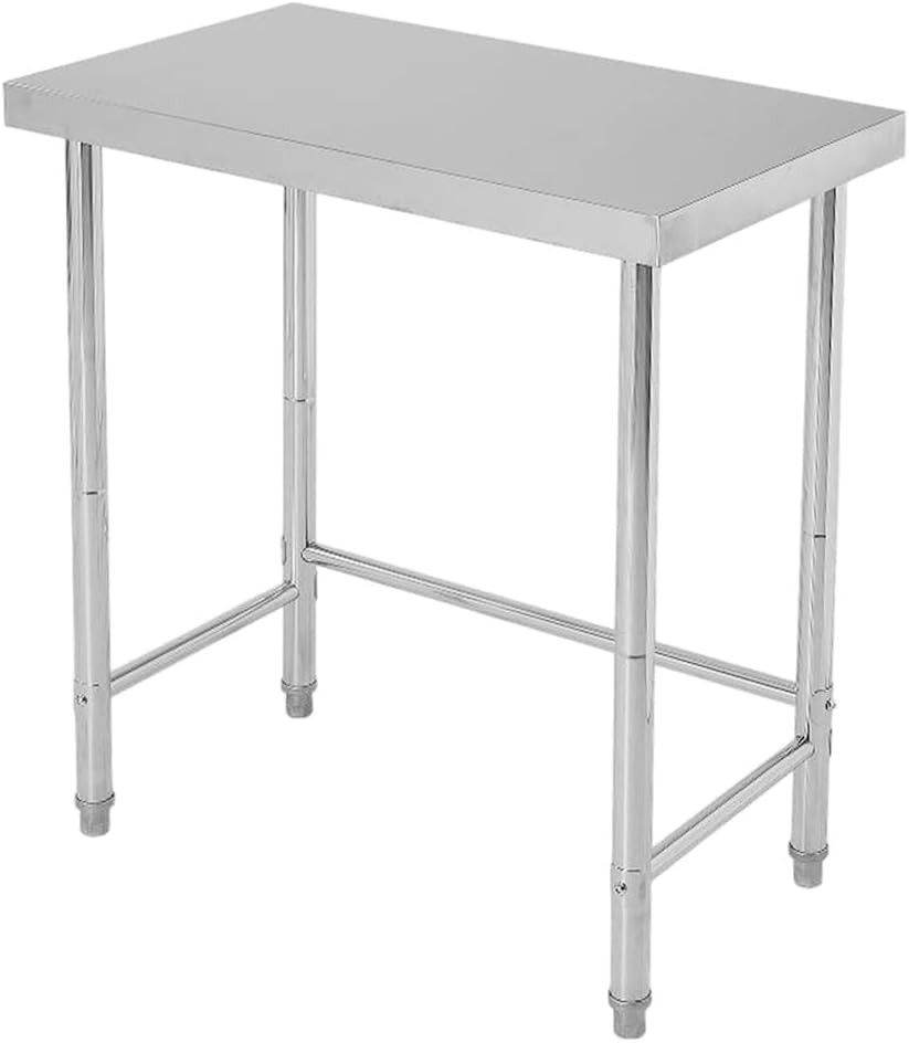 Stainless Steel Prep Table, Rust Resistant NSF Commercial Utility Worktable