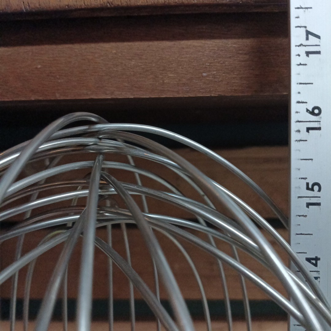 16″ LARGE COMMERIAL MIXER WHISK WIRE WHIP 30W