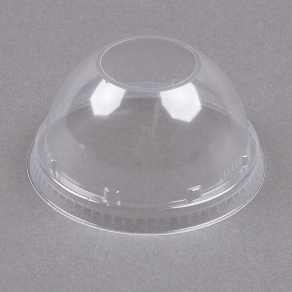 Dart Fusion DLR662 Cappuccino Dome Sipper Lids, 16 Oz, Clear 1000ct