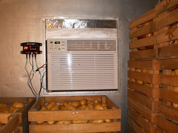 CoolBot: Run a Walk-In Cooler down to 35°F with a window air conditioner