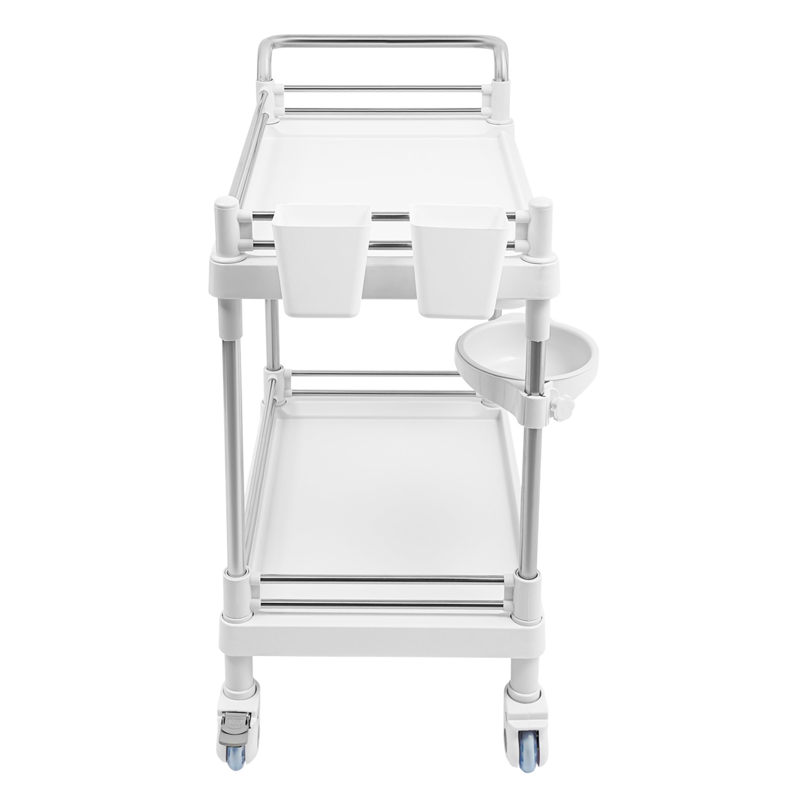 Mobile Utility Cart with Wheels Professional Medical Trolley Cart Storage Cart