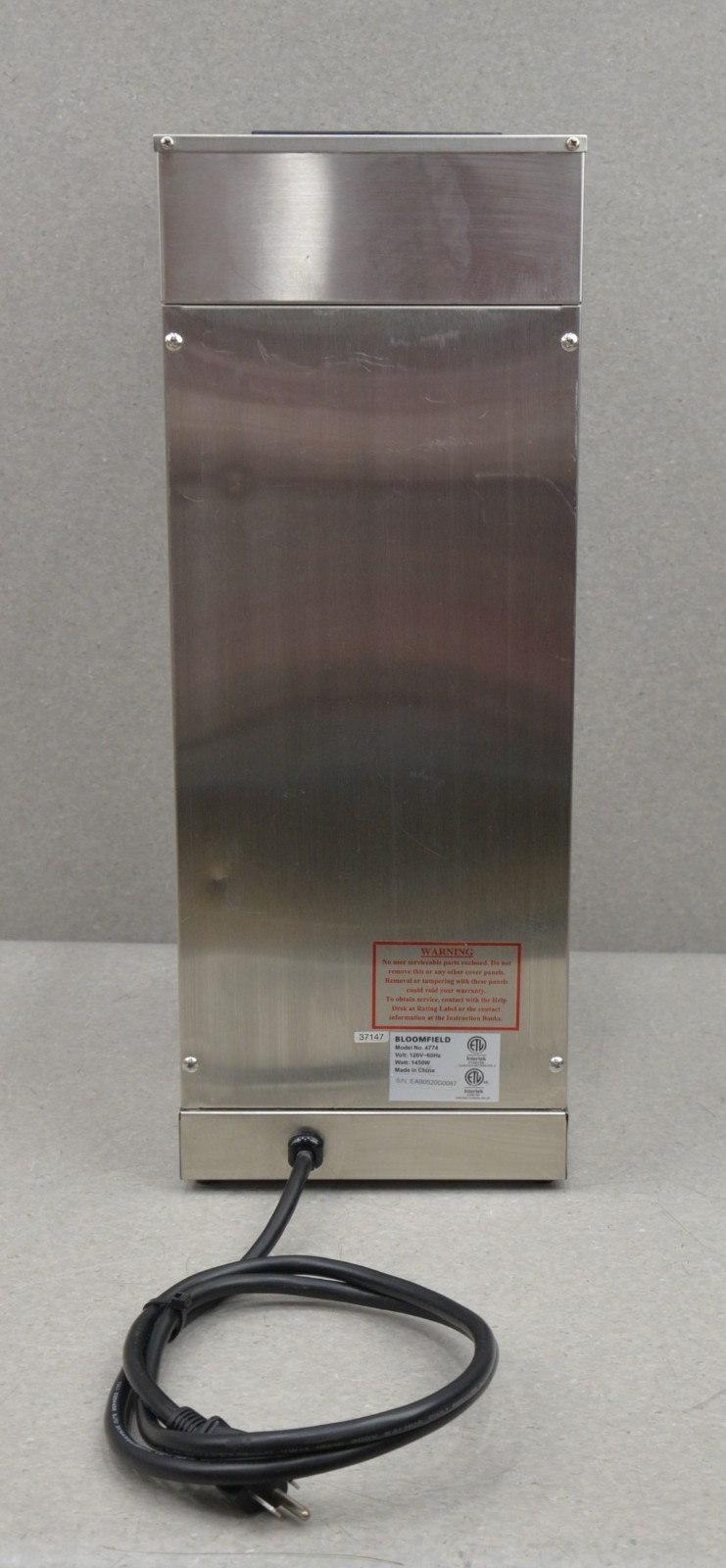 Bloomfield Eco Brewer 4774 Airpots Style Coffee Brewer