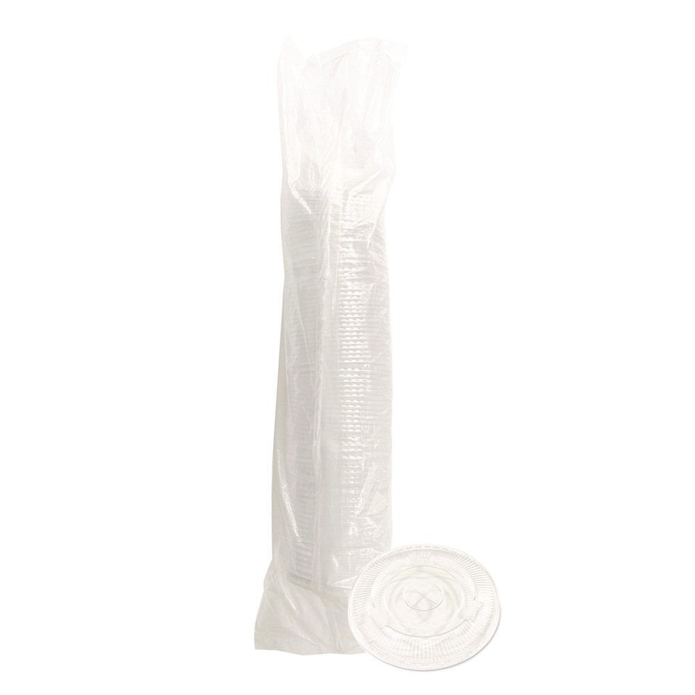 Boardwalk PET912STRAPK 9 oz. to 12 oz. Cold Cup Straw-Slot Lid – CL (100/PK) New