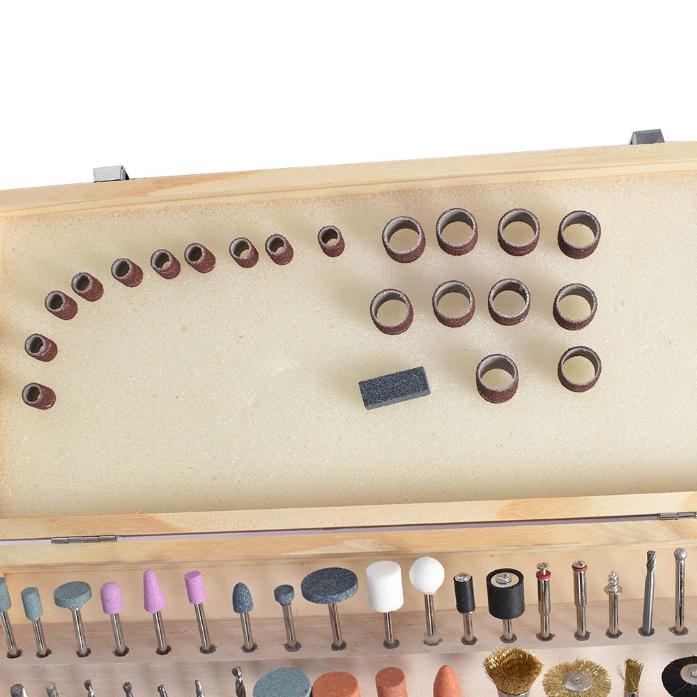 228 Pack Grinding Sanding Polishing Drilling Tool Accessory Kit Rotary Tool