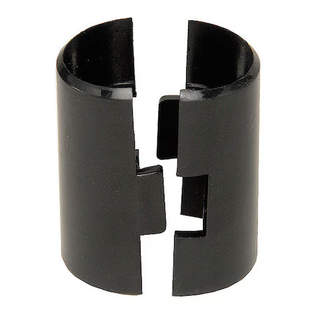 Quantum Storage Systems Wr-Ss Split Sleeve, 1″Hx1″W, Black, Plastic, 4Pk
