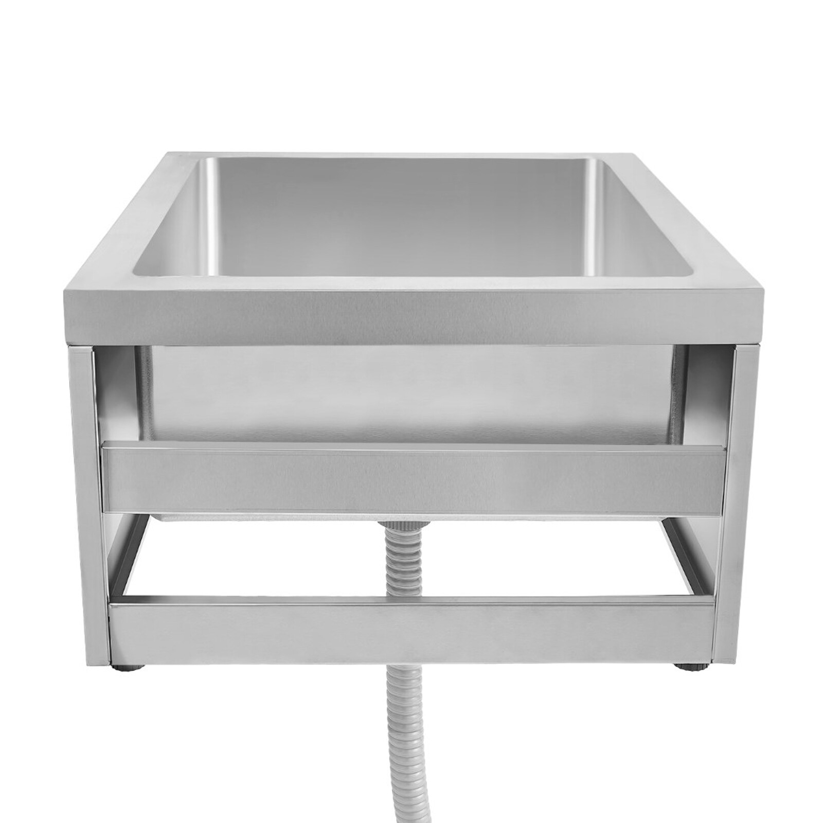 Stainless Steel Floor Kitchen Mop Sink 19″ x 22″ x 12″ 8″ Deep Basin Rectangular