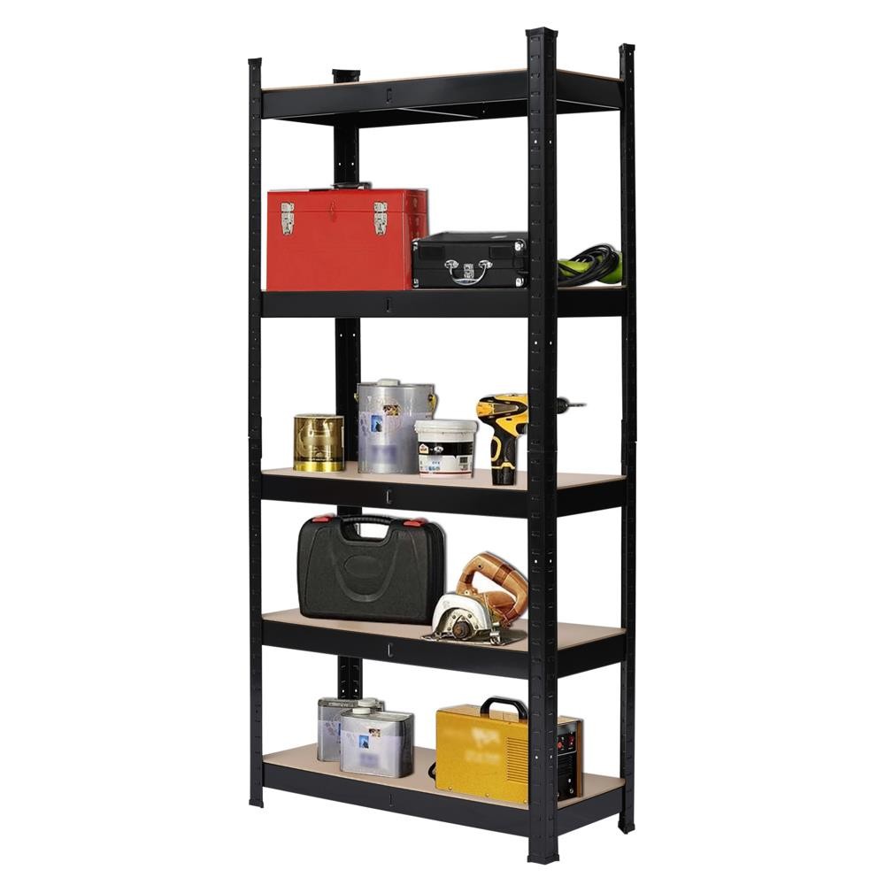 6 Size Heavy Duty Shelf Garage Steel Metal Storage 5 Level Adjustable Shelf