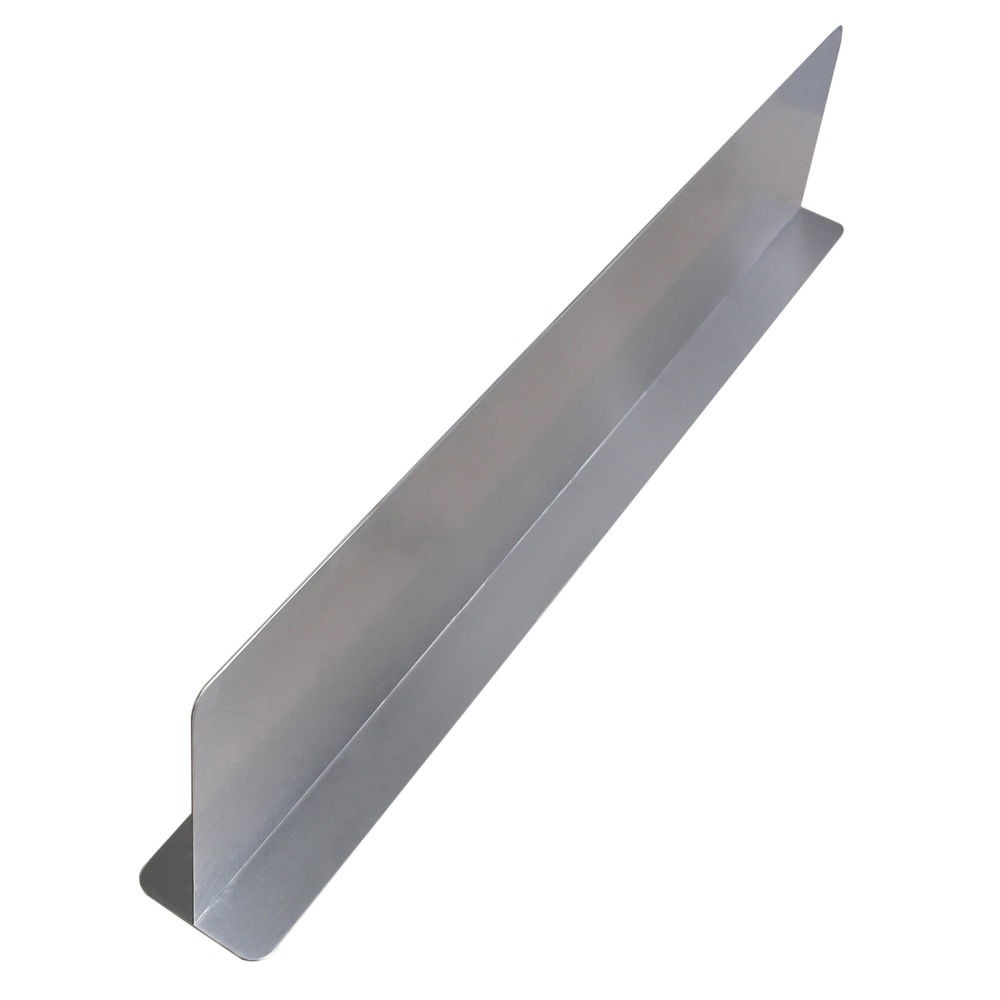 HUBERT Metal Case Dividers Shelf Dividers Stainless Steel T-Shape -25″L x 3″W x