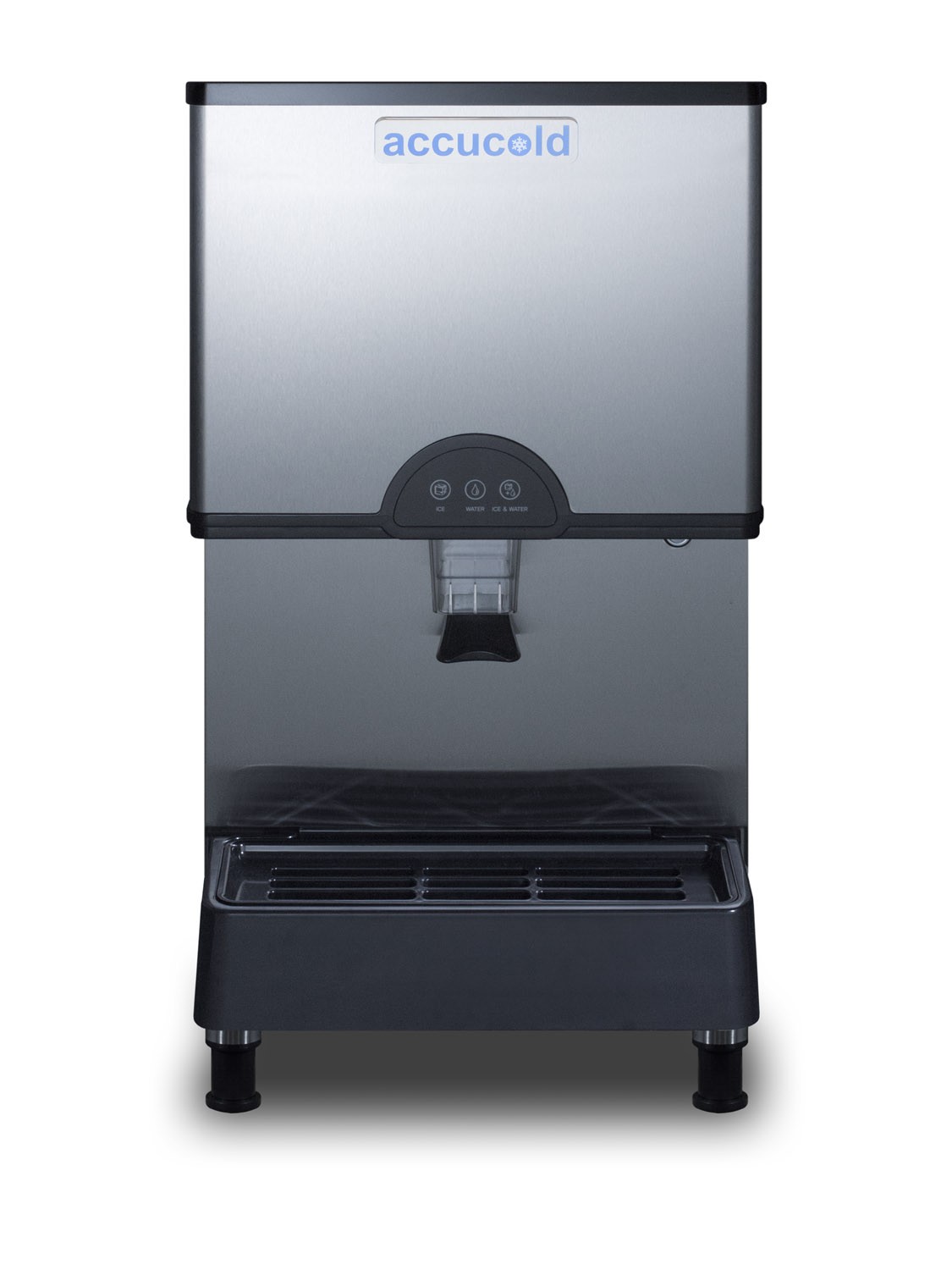 Summit AIWD282FLTR 17″W Countertop Commercial Ice and Water – Stainless Steel